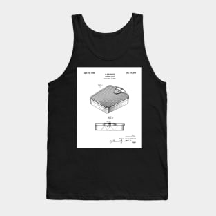 Bathroom Scale Patent - Housewarming Bathroom Art - White Tank Top